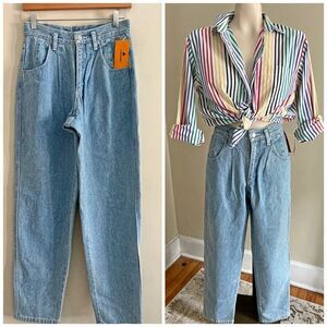 Vintage Lizwear Mom Jeans High Rise Tapered Leg 90s Denim Size 8 Fits 6